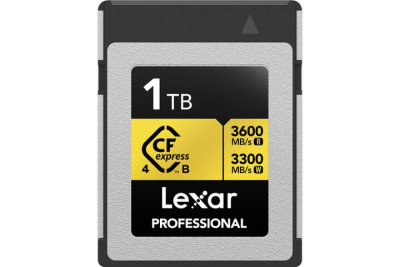 Карта памяти Lexar 1TB Professional GOLD Cfexpress B 4.0 3600/3300/3000 MB/s