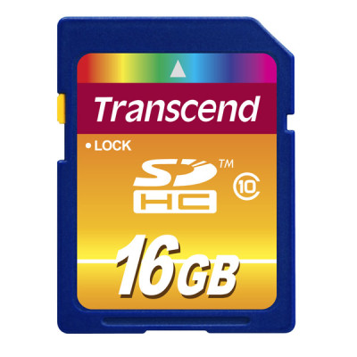   Transcend class 10  SDHC-UHS-I 16GB 